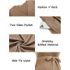 Ekouaer Women Short Sleeve Maternity Nursing Dress Casual V Neck Breastfeeding Loungewear Ribbed Knit Pregnancy Dresses S-XXL(Brown)