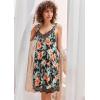 Ekouaer Women’s Nightgown V-neck Chemise Sleepwear Lace Nightwear Soft Lingerie for Women(Orange Flower)