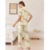 Ekouaer Women’s Pajama Sets Button Down Loungewear Short Sleeve Sleepwear 2 Piece Pants Pjs Set with Pockets S-XXL(Horse Collection)