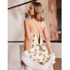 Ekouaer Womens Satin Pajama Set, Backless Cami Top and Shorts Soft Sleepwear for Lounging or Sleepwear(Butterfly Print)