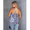 Ekouaer Womens Silk Satin Cami Tank Top 2026 Mesh V-Neck Adjustable Strap Sleeveless Summer Camisole Blouse(Colorful)