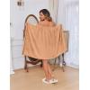 Ekouaer Women’s Towel Wrap Soft Lightweight Shower Wrap Absorbent Spa Body Wrap Bath Robe with Velcro S-L(Taupe)