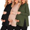 3pcs- Black + Army Green + Dirty Pink