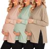 3pcs- Dirty Pink + Khaki + Mintgreen