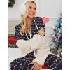 Ekouaer Christmas Onesies for Women Zipper Hooded Onesie Pajamas Adult Soft One Piece Pajama with Pockets(Christmas Light)