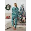 Ekouaer Christmas Onesies for Women Zipper Hooded Onesie Pajamas Adult Soft One Piece Pajama with Pockets(Snowflake)