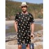 Ekouaer Men’s Pajamas Set Casual Short Sleeve Shirts and Shorts Soft 2 Piece Loungewear With Pockets(Beer)
