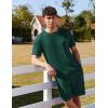 Ekouaer Men’s Pajamas Set Casual Short Sleeve Shirts and Shorts Soft 2 Piece Loungewear With Pockets(Green)