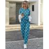 Ekouaer Pajamas for Women Set 2 Pack Lounge Set Short Sleeve Pjs Joggers Long Pants Loungepwear with Pockets(Pink Heart+green Heart)