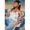 Ekouaer Satin Tank Tops for Women Silk Camisole Tops 2 Pack V Neck Spaghetti Strap Blouse Soft Dressy Camisole(White/Black Flower Print)