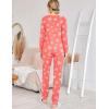 Ekouaer Womens Jogger Pajama Sets Long Sleeve Sleepwear Round Neck Nightwear Soft Pjs Lounge Sets with Pockets(Pink Snowflake)
