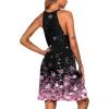 Ekouaer Womens Nightgown Sleeveless Sleepwear V Neck Racerback Sleep Dress(Cherry Blossoms)