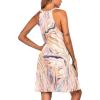 Ekouaer Womens Nightgown Sleeveless Sleepwear V Neck Racerback Sleep Dress(Pink Print)