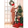 Ekouaer Women’s Pajama Sets Long Sleeve Sleepwear Comfy Button Down Nightwear Long Pants Pjs Lounge Set with Pockets S-XXL(Christmas Red)