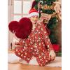 Ekouaer Women’s Pajama Sets Long Sleeve Sleepwear Comfy Button Down Nightwear Long Pants Pjs Lounge Set with Pockets S-XXL(Christmas Red)