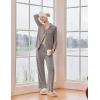 Ekouaer Women’s Pajama Sets Long Sleeve Sleepwear Comfy Button Down Nightwear Long Pants Pjs Lounge Set with Pockets S-XXL(Light Khaki)