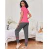 Ekouaer Womens Pajamas Set 2 Piece Lounge Pj Set Short Sleeve Sleepwear Tops with Joggers Pants Loungewear Print Nightwear(Butterfly)
