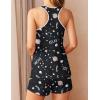 Ekouaer Womens Tank Top Pajama Set Comfy Sleeveless Sleepwear Racerback Cami and Shorts Pjs 2 Piece Summer Loungewear(Starry Sky)