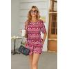 Ekouaer Women’s Waffle Knit Two Piece Lounge Set, Soft Matching Outfits for Daily Wear, Casual Shorts Set with Pocket(Red Elk)