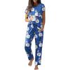 Blue Leopard Floral