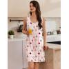Ekouaer 3 Pack Nightgowns for Women Sleeveless Sleepwear Button Down Nightshirt Wide Strap Tank Sleep Shirt S-3XL(Moon+star+sheep)
