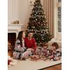 Ekouaer Long Sleeve Nightgowns for Women Calf Length Sleep Shirts Crew Neck Soft Nightshirts S-XXL(Red Christmas Deer)