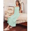 Ekouaer Long Sleeveless Nightgowns for Women Ladies Night Gown Embroidery Sleepdress Tank Nightdress Victorian Sleepshirt(Green)