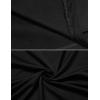 Ekouaer Men’s Nightshirt Comfy Nightwear Big&Tall V Neck Short Sleeve Soft Loose Pajama Sleep Shirt(Black)