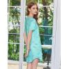 Ekouaer Nightgowns for Women 3 Pack Sleep Shirts Short Sleeve Nightshirt Pullover Nightdress Soft Sleepwear S-XXXL(Navy Blue/Grey/Blue Dragonflies)