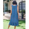 Ekouaer Nightgowns for Women Sleeveless Night Gown Victorian Sleep Shirt with Pockets Ladies Pajamas Lace Trim Sleepwear(Dog Paws Print)