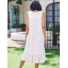 Ekouaer Nightgowns for Women Sleeveless Night Gown Victorian Sleep Shirt with Pockets Ladies Pajamas Lace Trim Sleepwear(Multicolored Floral)