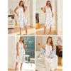 Ekouaer Sleeveless Nightgowns for Women Long Night Gown Pleated Full Length Sleepwear Tank Sleep Dress Slit Dress S-2XL(Pink Flower)