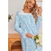 Ekouaer Victorian Nightgown 100% Cotton Long Sleeve Vintage Old Fashioned Gown for Women(White Bird)