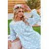 Ekouaer Victorian Nightgown 100% Cotton Long Sleeve Vintage Old Fashioned Gown for Women(White Bird)