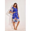 Ekouaer Womens House Dress Floral Print Moo Moos Nightgowns Moomoo Dresses Mumus with Pockets(Bloom Flower)