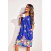 Ekouaer Womens House Dress Floral Print Moo Moos Nightgowns Moomoo Dresses Mumus with Pockets(Bloom Flower)