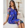 Ekouaer Womens House Dress Floral Print Moo Moos Nightgowns Moomoo Dresses Mumus with Pockets(Bloom Flower)