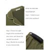 Ekouaer Women’s Maternity Nursing Pajama Sets Button Down Postpartum Pajamas Short Sleeve Breastfeeding Clothes(Army Green)
