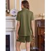 Ekouaer Women’s Maternity Nursing Pajama Sets Button Down Postpartum Pajamas Short Sleeve Breastfeeding Clothes(Army Green)
