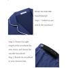 Ekouaer Women’s Maternity Nursing Pajama Sets Button Down Postpartum Pajamas Short Sleeve Breastfeeding Clothes(Blue)