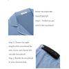 Ekouaer Women’s Maternity Nursing Pajama Sets Button Down Postpartum Pajamas Short Sleeve Breastfeeding Clothes(Light Blue)