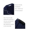 Ekouaer Women’s Maternity Nursing Pajama Sets Button Down Postpartum Pajamas Short Sleeve Breastfeeding Clothes(Navy)