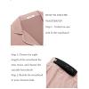 Ekouaer Women’s Maternity Nursing Pajama Sets Button Down Postpartum Pajamas Short Sleeve Breastfeeding Clothes(Pink)