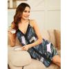Ekouaer Women’s Nightgown Sexy V Neck Sleepwear Dress Adjustable Strap Tank Sleep Shirts Summer Soft Racerback Night Dress
