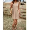 Ekouaer Womens Nightgown Sleeveless Nightgowns for Women with Pocekts Tank Dress Crew Neck Sleepwear S-XXL(Champagne)