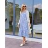 Ekouaer Women’s Nightgowns Long Sleeveless Night gown with Pockets Soft Ladies Nightdress(Blue Birds)