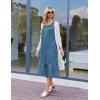 Ekouaer Women’s Nightgowns Long Sleeveless Night gown with Pockets Soft Ladies Nightdress(Dog Footprints)