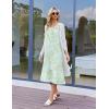Ekouaer Women’s Nightgowns Long Sleeveless Night gown with Pockets Soft Ladies Nightdress(Floral Light Green)