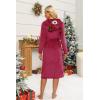 Ekouaer Women’s Robe Cute Animal Bathrobes Full Length Soft House Coat with Hood for Adult S-XXL(Wine Red Elk)