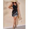 Ekouaer Women’s Tank Nightgown V Neck Sleepshirts Soft Sleeveless Chemise Nightdress S-XXL(Black Butterfly)